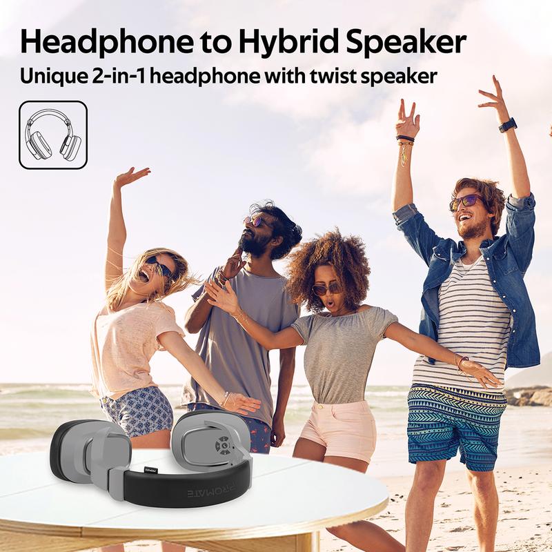 Promate Corvin 2-in-1 Wireless Headphone With Speaker