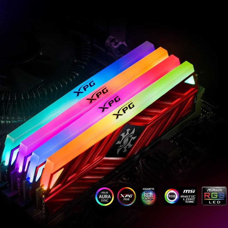 XPG SPECTRIX D41 DDR4 RGB - 16GB (2x 8GB) - U-DIMM  - 3200MHz