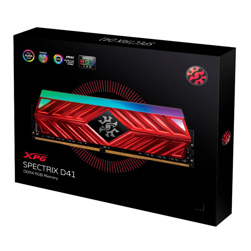 XPG SPECTRIX D41 DDR4 RGB - 16GB (2x 8GB) - U-DIMM  - 3200MHz