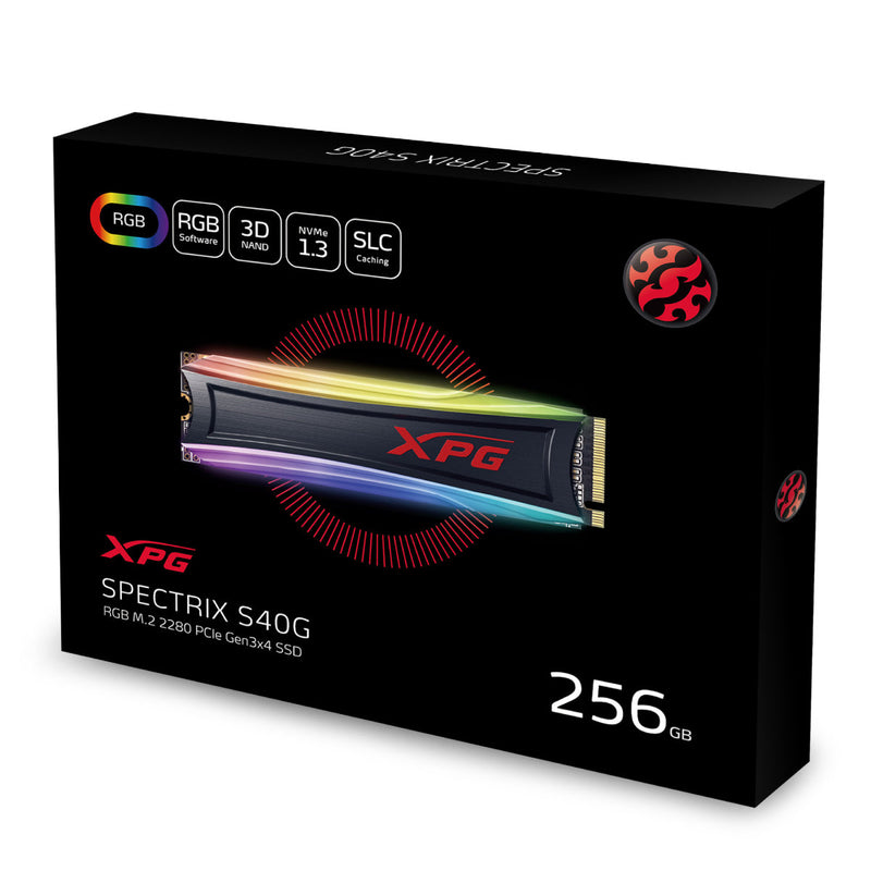 XPG SPECTRIX S40G PCIe M.2 NVMe Internal SSD - 256GB