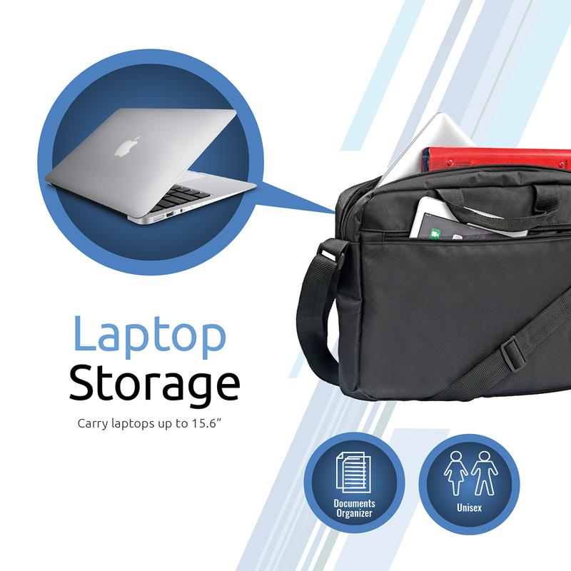 Promate 15.6” Laptop Messenger Bag - Gear-MB