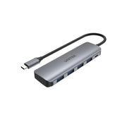 موزع USB-C مزود بالطاقة من UNITEK uHUB P5+ بأربعة منافذ