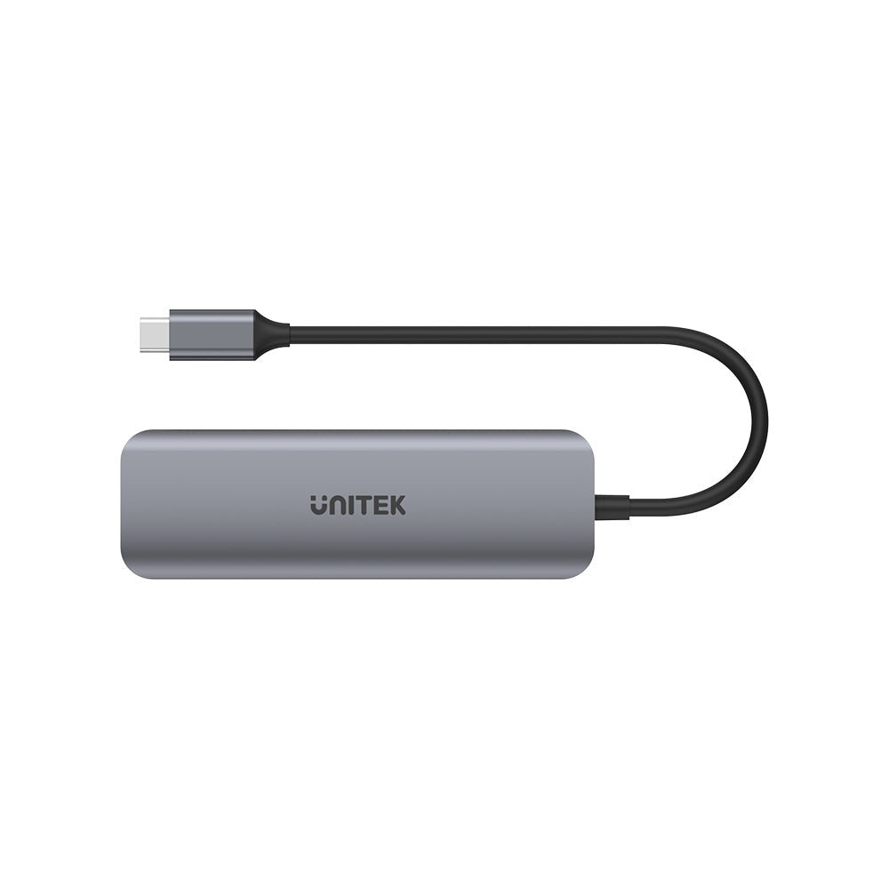 موزع USB-C مزود بالطاقة من UNITEK uHUB P5+ بأربعة منافذ