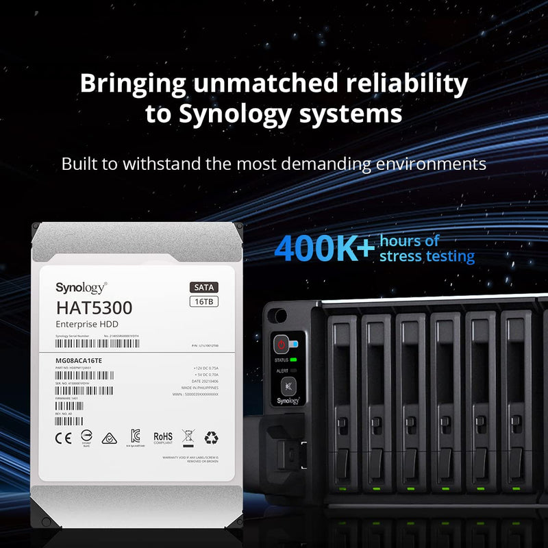 Synology HAT5300 Series 3.5” SATA HDD - 12TB