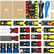 Keyestudio EASY-Plug Starter Learning Kit – 21-Piece Arduino STEAM Kit with Plug-and-Play Modules for Beginners