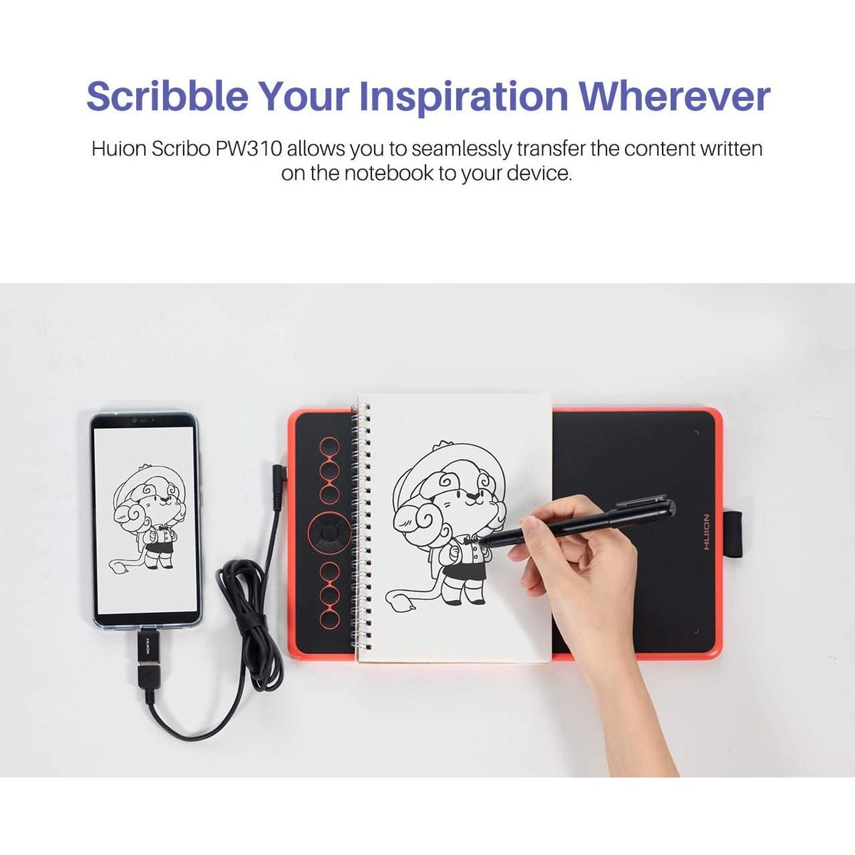 Huion Scribo PW310 Compatible with most Huion Tablets