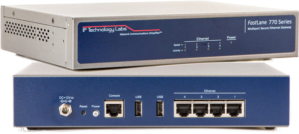IpTL Model 770 Series Secure Remote Access Appliance Performance Server with Field Expandable Connections & Redundancy
