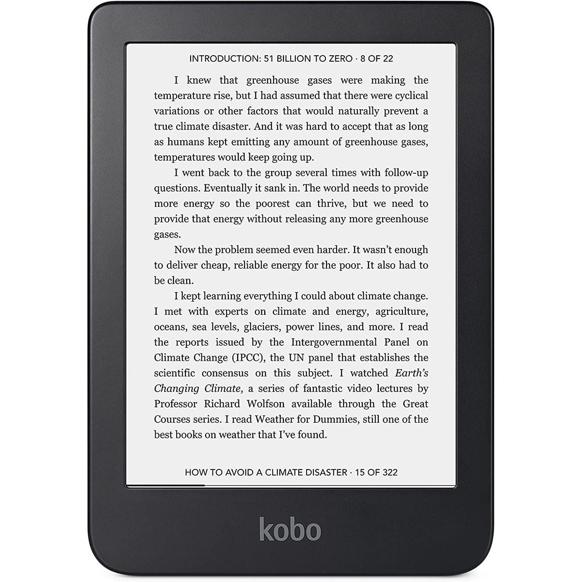 Kobo Clara 2E eReader – 6" HD E Ink Carta 1200, 16GB, Waterproof, Bluetooth Audiobooks, ComfortLight PRO, Eco-Friendly Design
