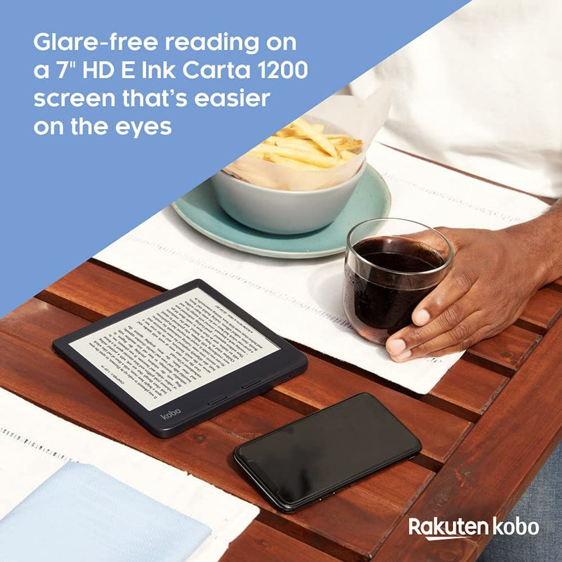 Kobo Clara HD | eReader | 6 Glare Free Touchscreen | Adjustable Brightness  & Colour Temperature | WiFi | 8GB of Storage | Carta E Ink Technology