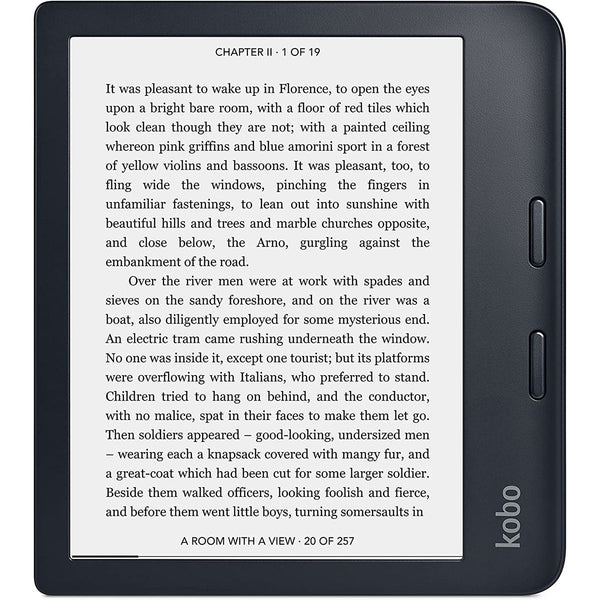 Kobo Libra 2 | eReader | 7” Glare Free Touchscreen | Waterproof | Adjustable Brightness and Color Temperature | Blue Light Reduction | eBooks | WiFi | 32GB of Storage | Carta E Ink Technology