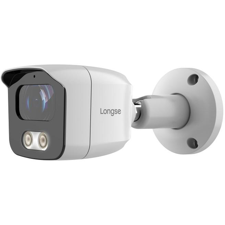 كاميرا Longse BMSFRL800 خارجية بدقة 8 ميجابكسل من نوع IR Bullet – عدسة 2.8 مم، مستشعر Sony Starvis CMOS، مدى رؤية ليلية بالأشعة تحت الحمراء حتى 25 مترًا، مقاومة للماء بمعيار IP67
