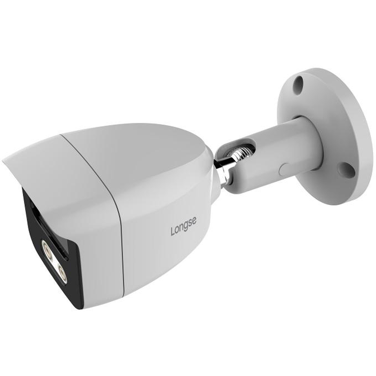 كاميرا Longse BMSFRL800 خارجية بدقة 8 ميجابكسل من نوع IR Bullet – عدسة 2.8 مم، مستشعر Sony Starvis CMOS، مدى رؤية ليلية بالأشعة تحت الحمراء حتى 25 مترًا، مقاومة للماء بمعيار IP67