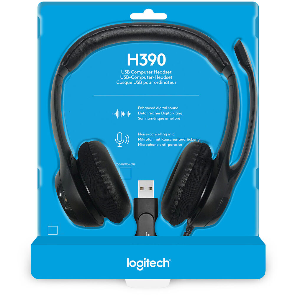 Logitech H390 USB Headset - Main Image