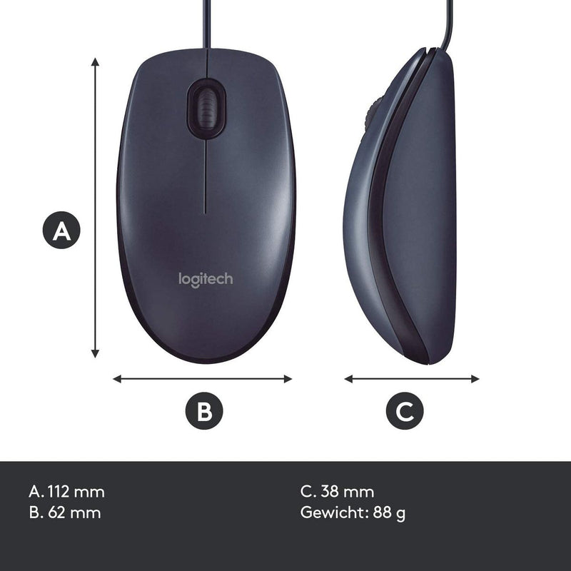 Logitech M100 Wired Mouse