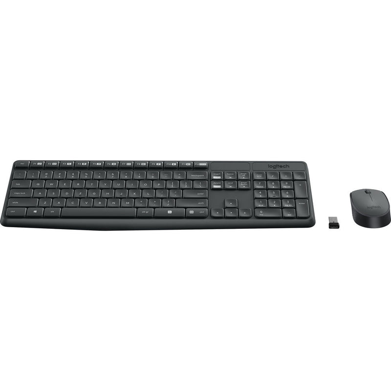 Logitech MK235 Wireless Keyboard and Mouse - Arabic