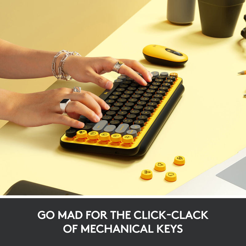 Logitech POP Keys Wireless Bluetooth Mechanical Keyboard