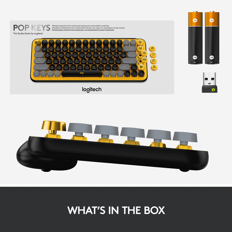 Logitech POP Keys Wireless Bluetooth Mechanical Keyboard