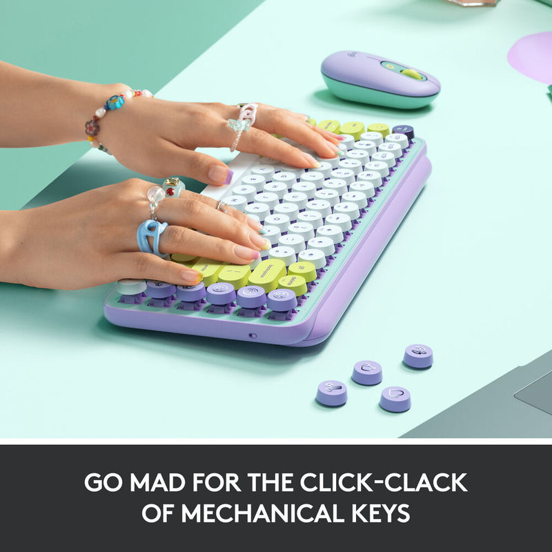 Logitech POP Keys Wireless Bluetooth Mechanical Keyboard