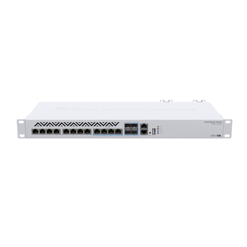 MikroTik 12-Port 10G Cloud Router Switch | 8x 10G RJ45 | 4x 10G Combo ...