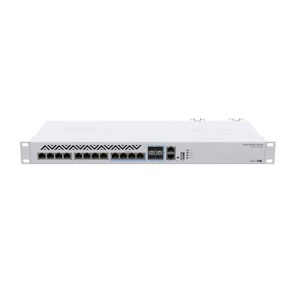 MikroTik 12-Port 10G Cloud Router Switch with Dual Power Supply CRS312-4C+8XG-RM