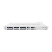 مفتاح MikroTik ذكي، 20 منفذ SFP، 4 منافذ SFP+ بسرعة 10G، 4 منافذ مدمجة، مزودا طاقة مزدوجان، RouterOS/SwOS، قابل للتركيب في حامل 1U
