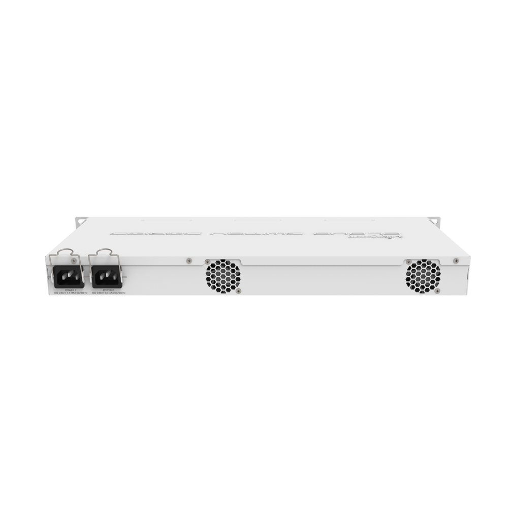 مفتاح MikroTik ذكي، 20 منفذ SFP، 4 منافذ SFP+ بسرعة 10G، 4 منافذ مدمجة، مزودا طاقة مزدوجان، RouterOS/SwOS، قابل للتركيب في حامل 1U