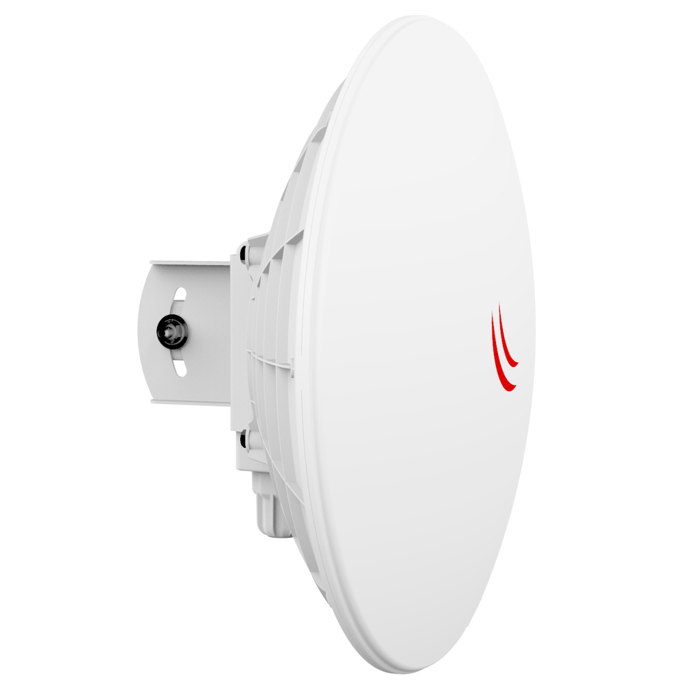 MikroTik DynaDish 5 Outdoor 5GHz 802.11ac Dual-Chain, 720MHz CPU, 128MB RAM, 25dBi Dish Antenna, Gigabit PoE Port
