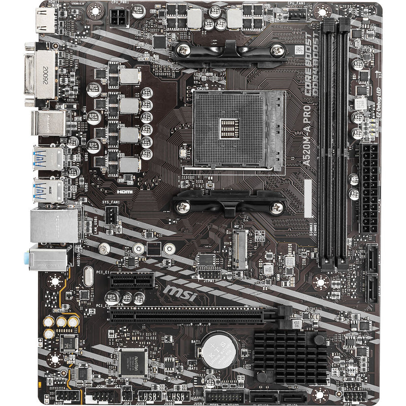 MSI A520M-A PRO AM4 Micro-ATX Motherboard