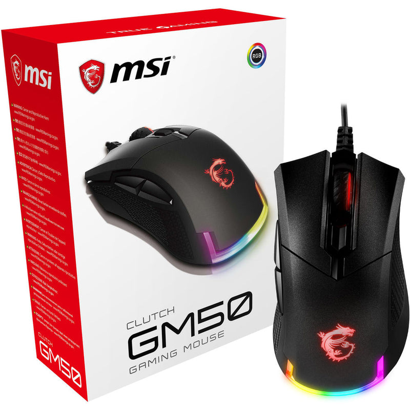 MSI Clutch GM50 Gaming Mouse - 7,200 DPI