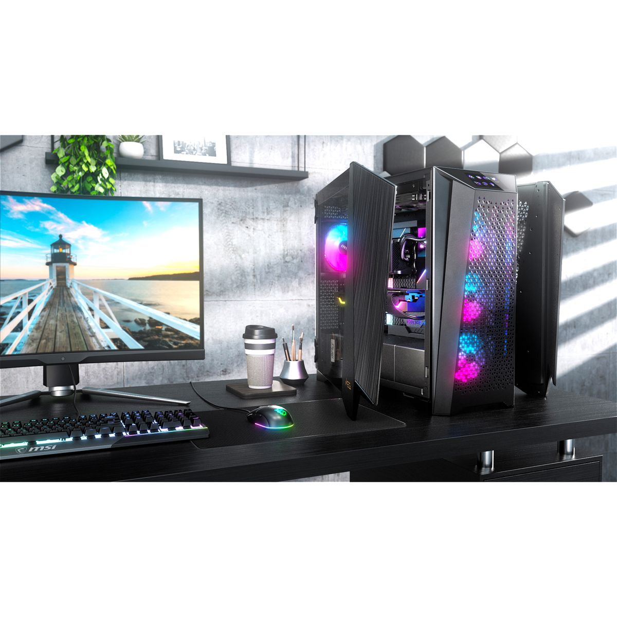 MSI MEG PROSPECT 700R Mid-Tower Gaming Case – AL-NABAA