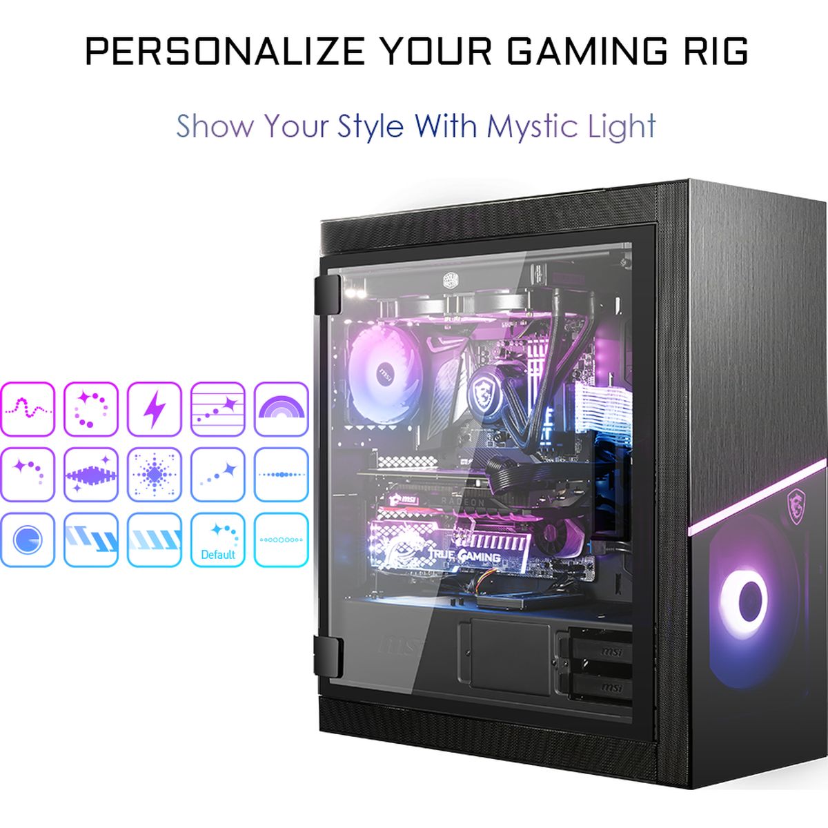 MSI MPG SEKIRA 500X Mid-Tower Gaming Case