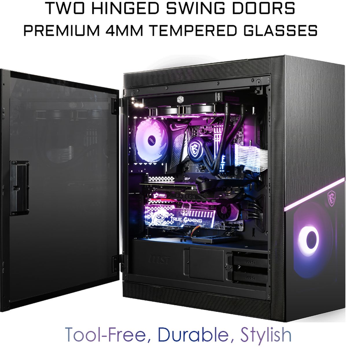 MSI MPG SEKIRA 500X Mid-Tower Gaming Case