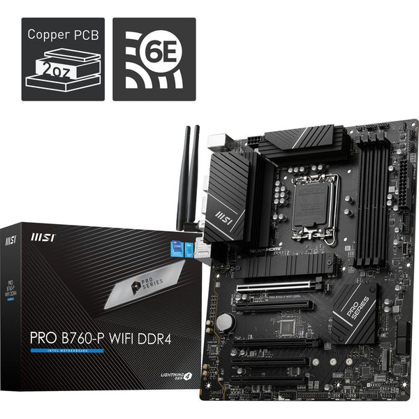 MSI PRO B760-P WIFI DDR4 LGA 1700 ATX Motherboard