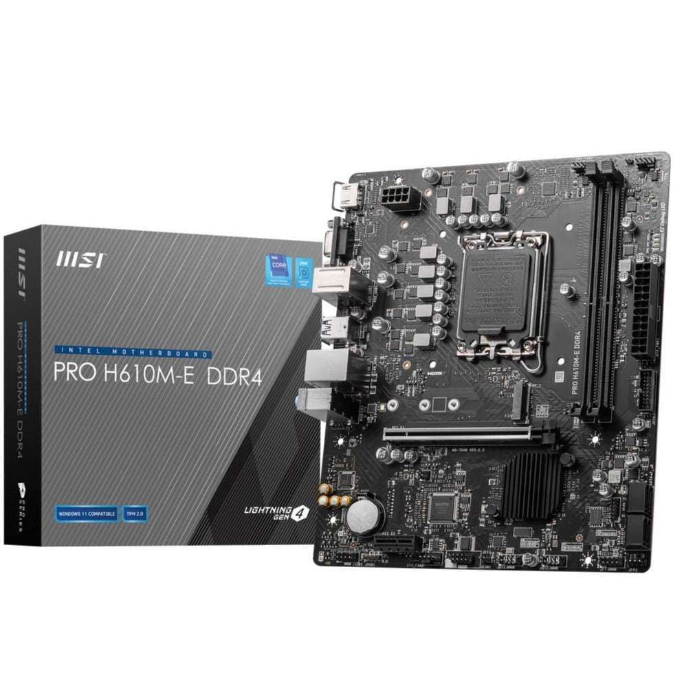 لوحة أم MSI PRO H610M-E DDR4 mATX