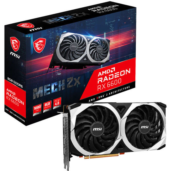 MSI Radeon RX 6600 MECH 2X 8G Graphics Card