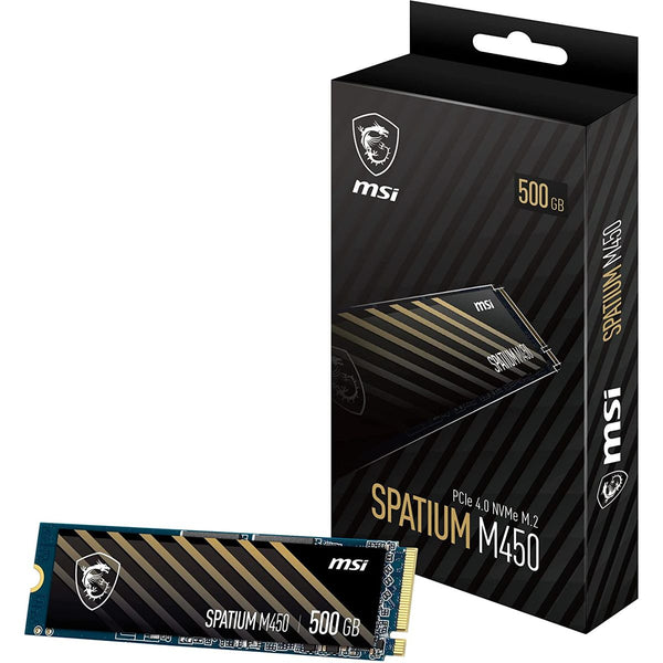 MSI SPACE M450 PCIe 4.0 NVMe M.2 SSD داخلي - 500 جيجا بايت