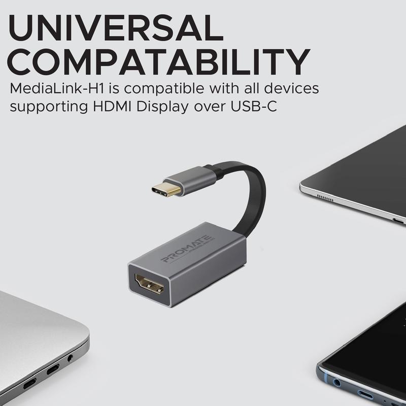 Promate High Definition USB-C to HDMI Adapter MediaLink-H1