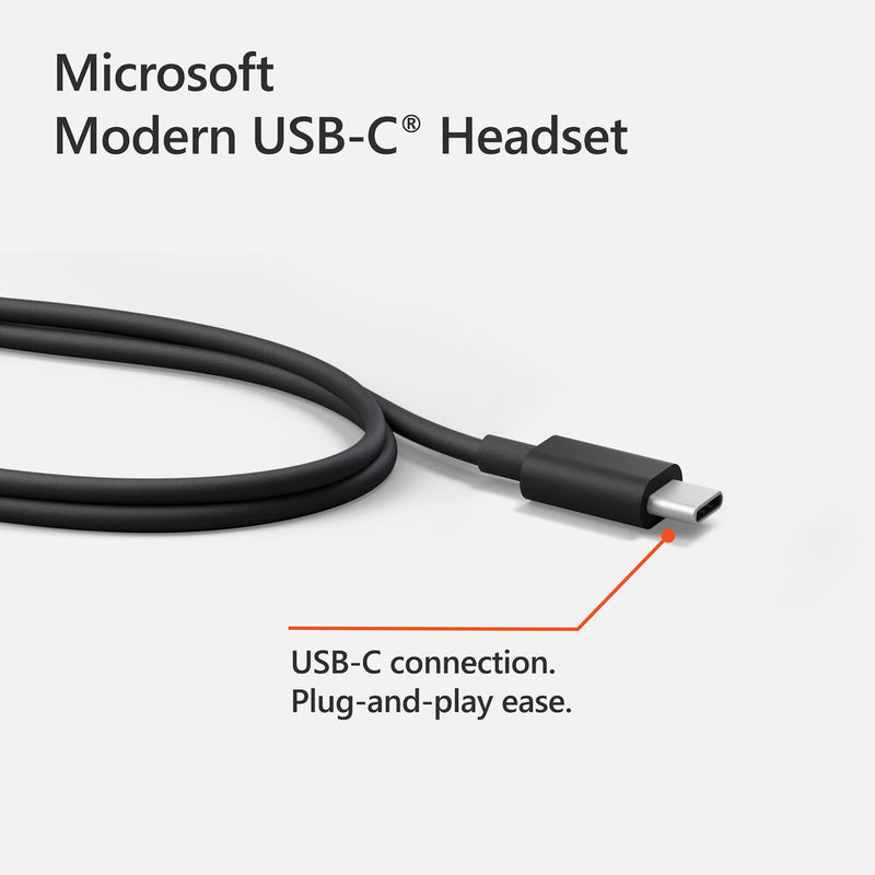 Microsoft Modern USB Type-C Wired On-Ear Headset