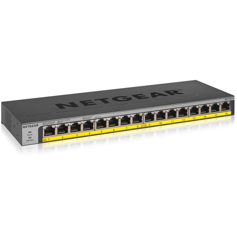 Netgear 16-Port Gigabit Ethernet Unmanaged PoE+ Switch with FlexPoE