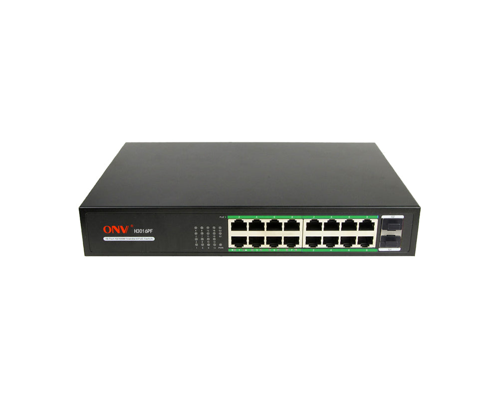 ONV Full Gigabit 18-Port PoE Switch