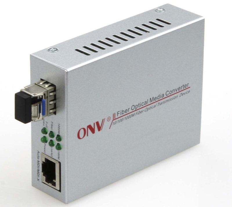 ONV Single Port Single Mode Singe Fiber Gigabit Media Converter