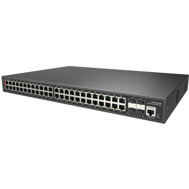 ONV 10G uplink 52-port L2+ managed PoE switch