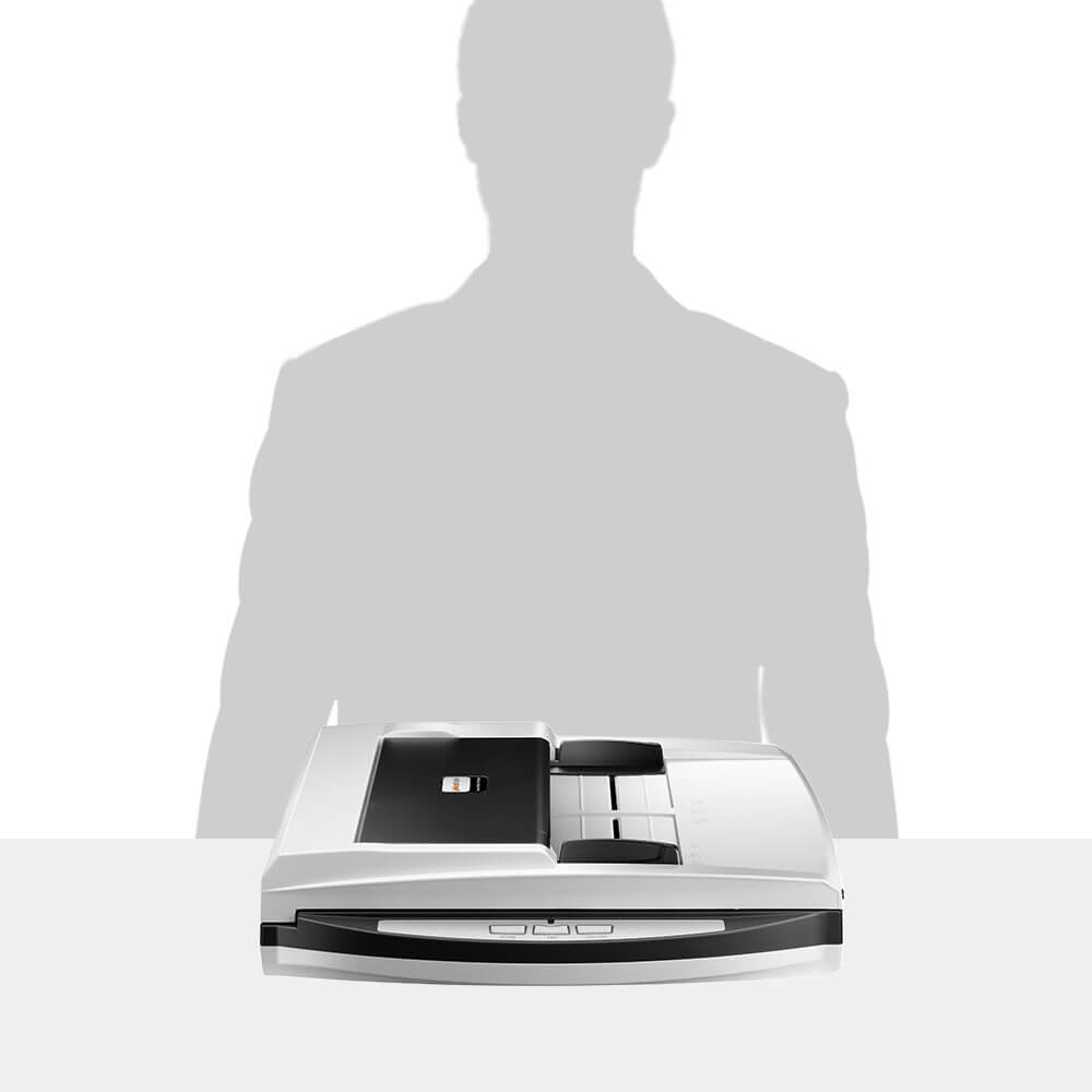 Plustek SmartOffice PL4080 ADF + Flatbed Scanner - 40ppm