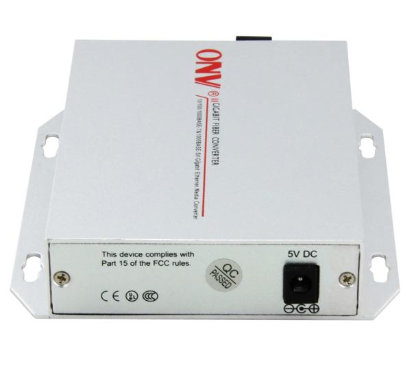ONV Gigabit fiber optic media converter rj45 sc connector with POE 802.3at