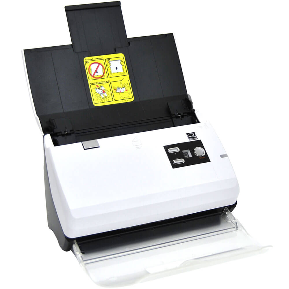 Plustek SmartOffice PS30D Plus ماسح ضوئي تلقائي للمستندات (ADF).