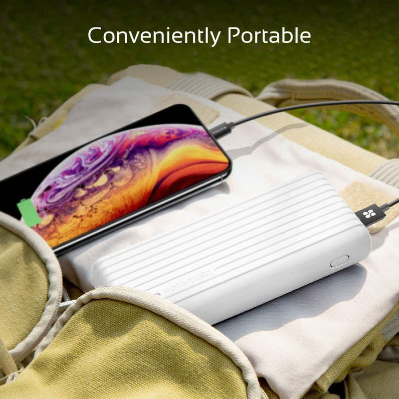 Promate 20000mAh High-Capacity Power Bank with 3.1A Dual USB Output