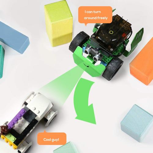 Robobloq STEM Robot Kit Q-Scout Educational Toy for Programming and Learning How to Code (65pcs)