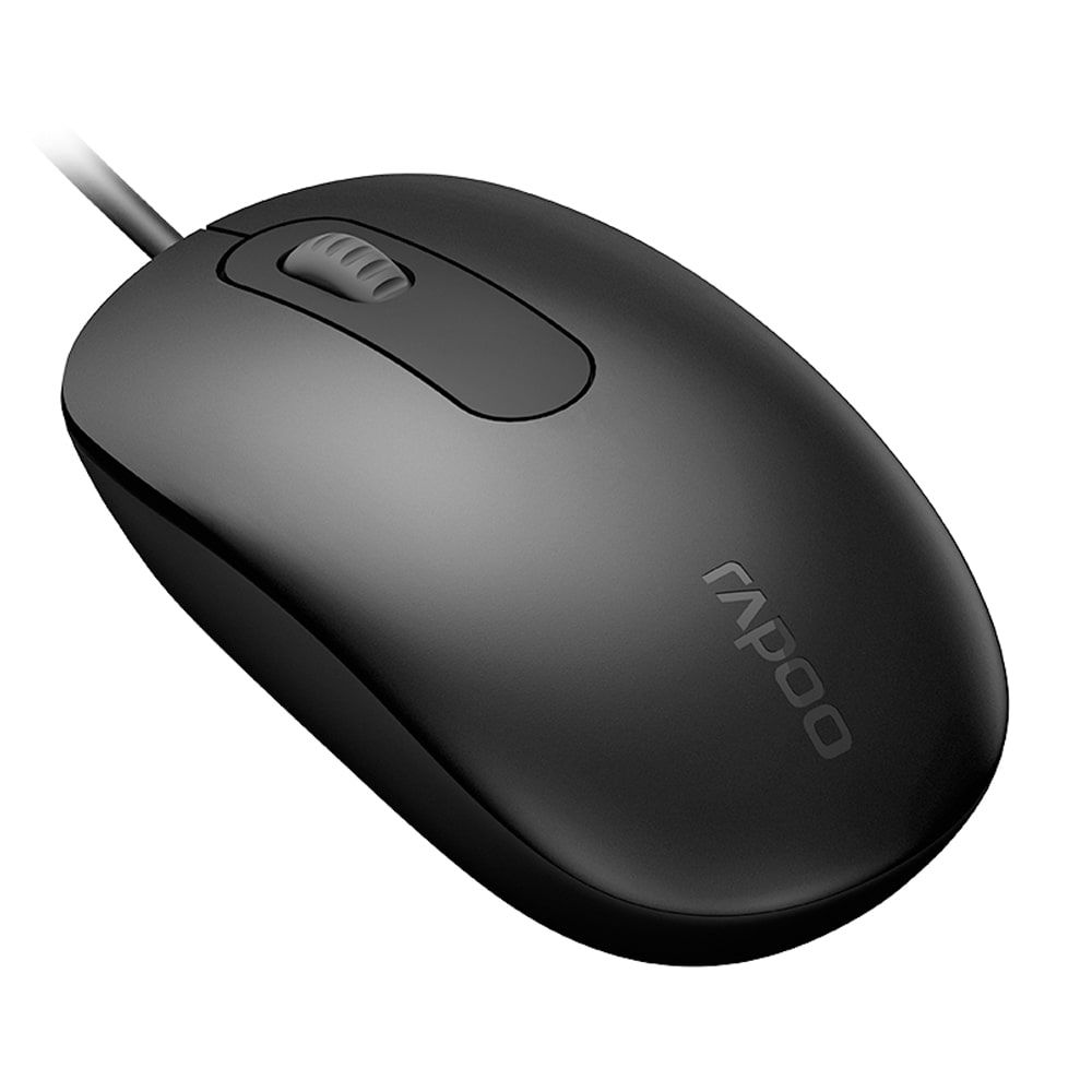 فأرة Rapoo N200 السلكية الضوئية بمنفذ USB