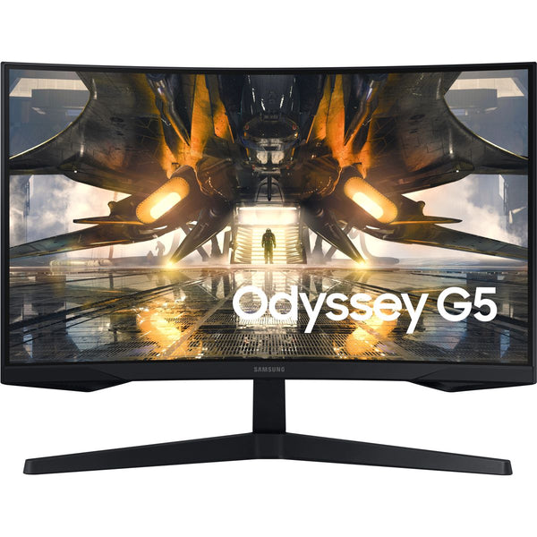 شاشة الألعاب المنحنية Samsung Odyssey G55A QHD 165 هرتز 1 مللي ثانية FreeSync VA مقاس 27 بوصة