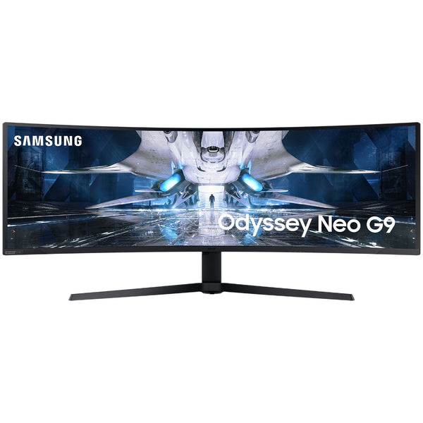 شاشة الألعاب Samsung Odyssey Neo G9 مقاس 49 بوصة منحنية وسرعة 240 هرتز فائقة الدقة DQHD مع تقنية Quantum Mini LED